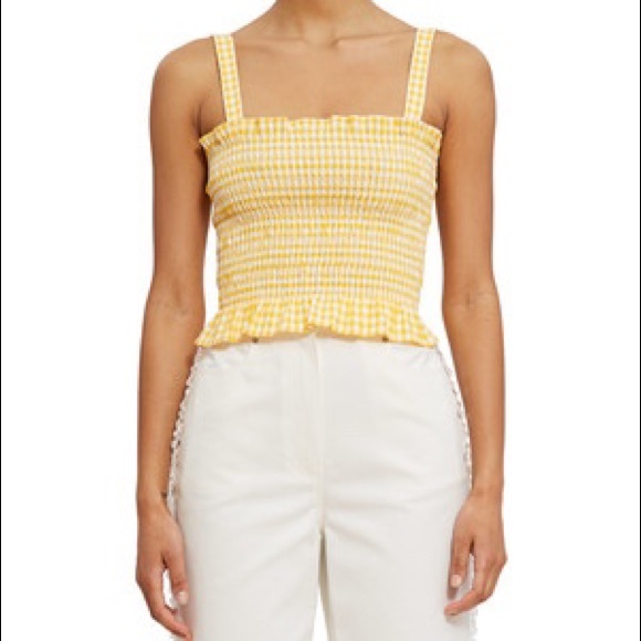 Butter Yellow Gingham Top from Opening Ceremony - Picture 7 of 8